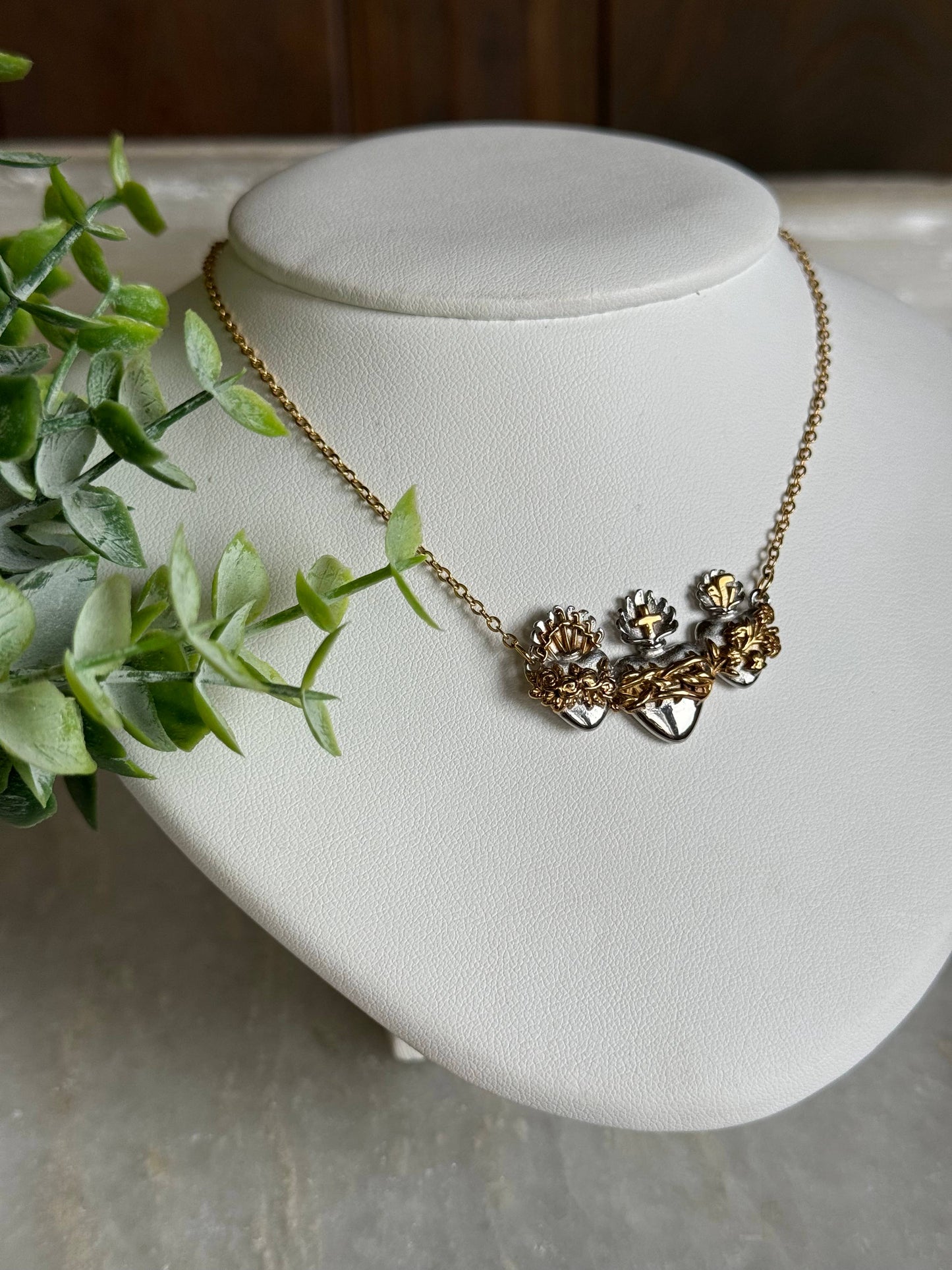 Holy Hearts Necklace