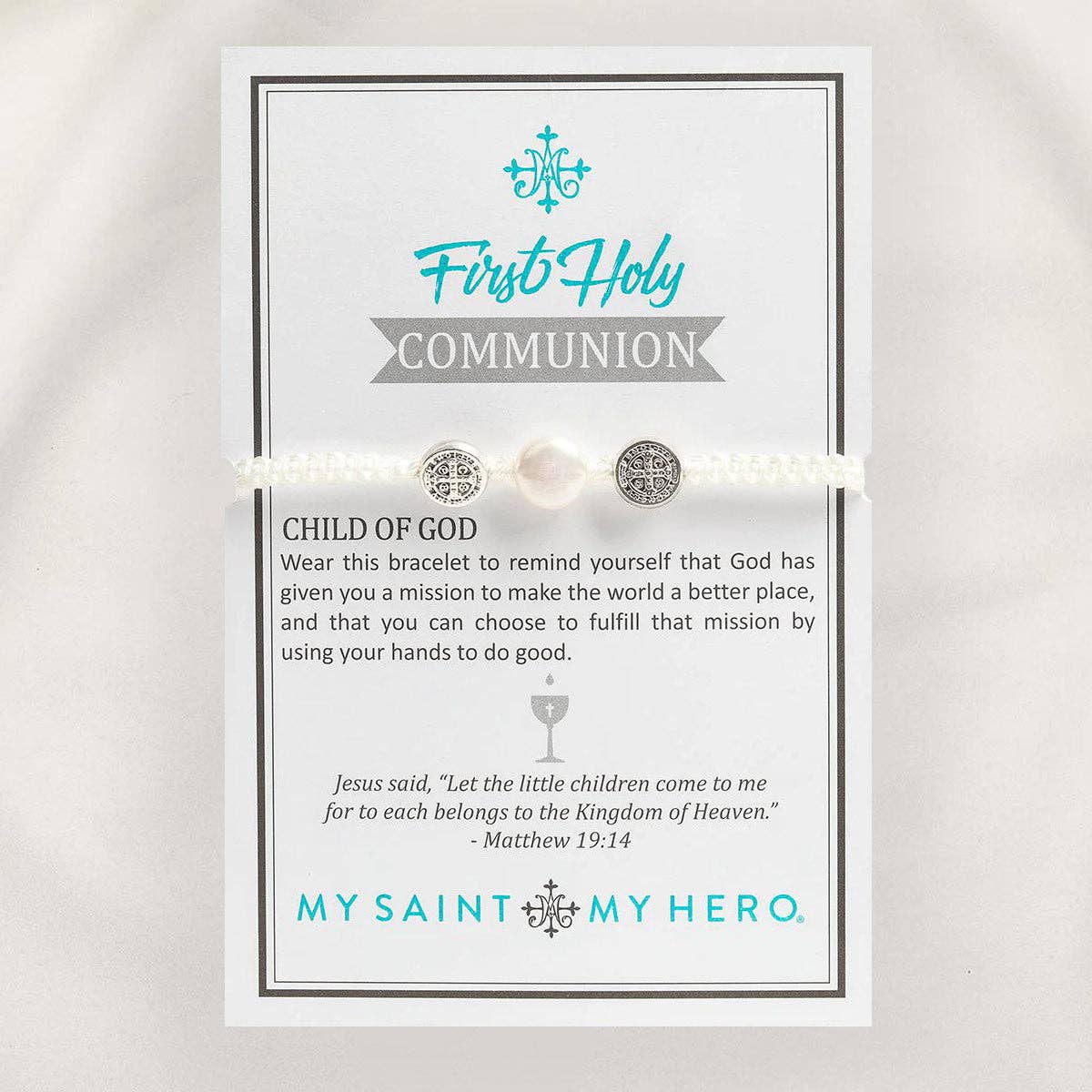 First Holy Communion Pearl Bracelet