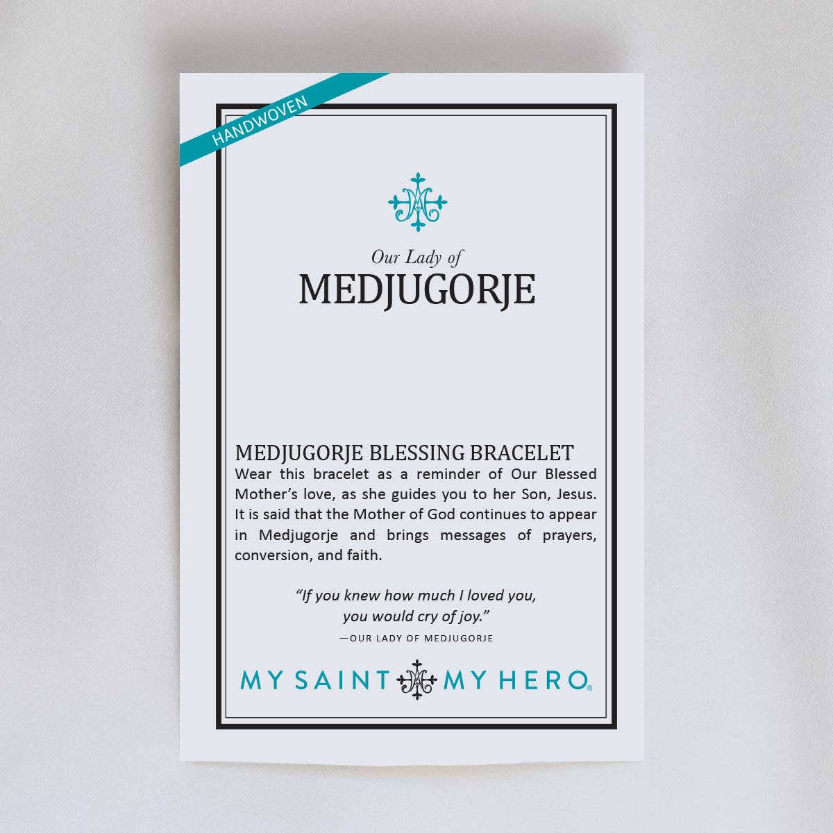 Our Lady of Medjugorje - White / Gold