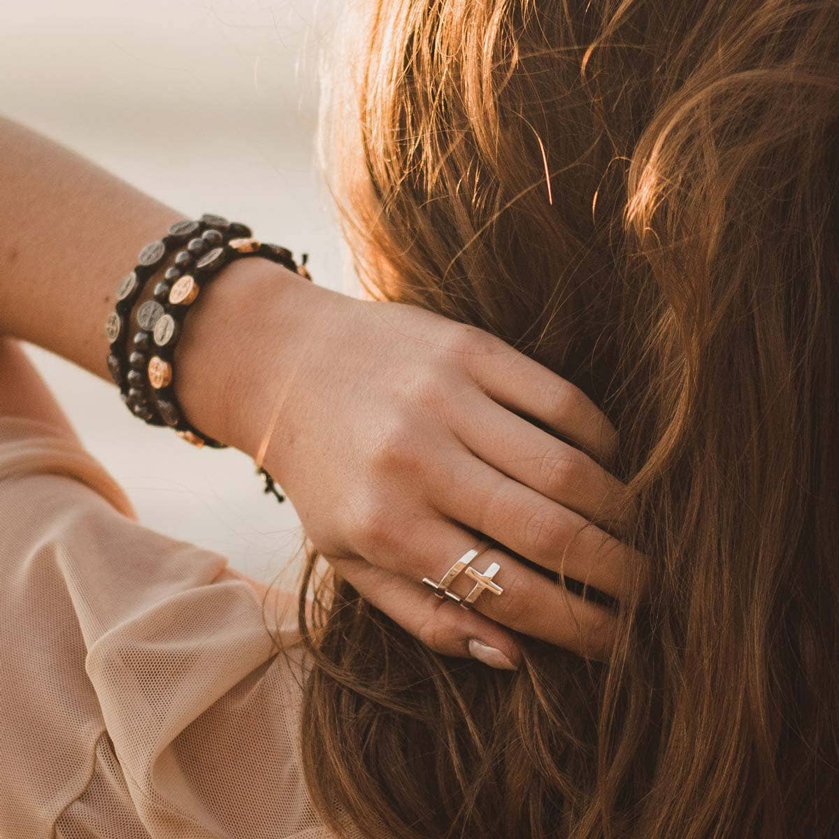 Pillar of Faith Ring Gold