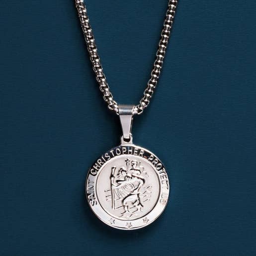 22in Saint Christopher Necklace
