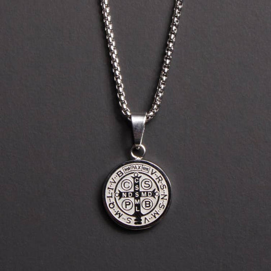 22 in Silver St. Benedict Medal (Small)