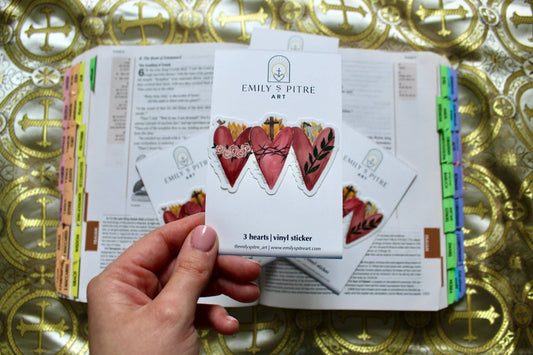 Holy Hearts Sticker