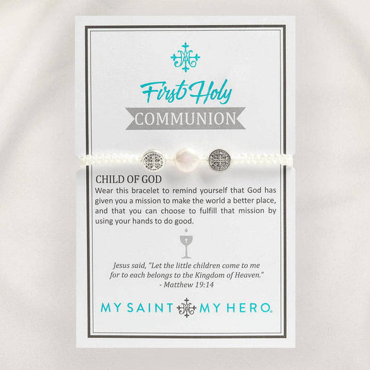 First Holy Communion Pearl Bracelet