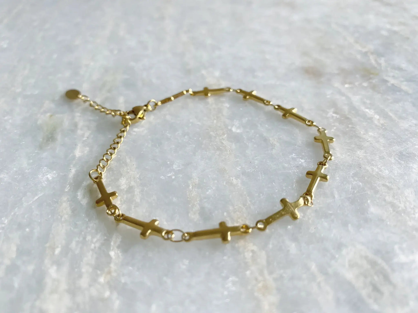 Petite Cross Bracelet