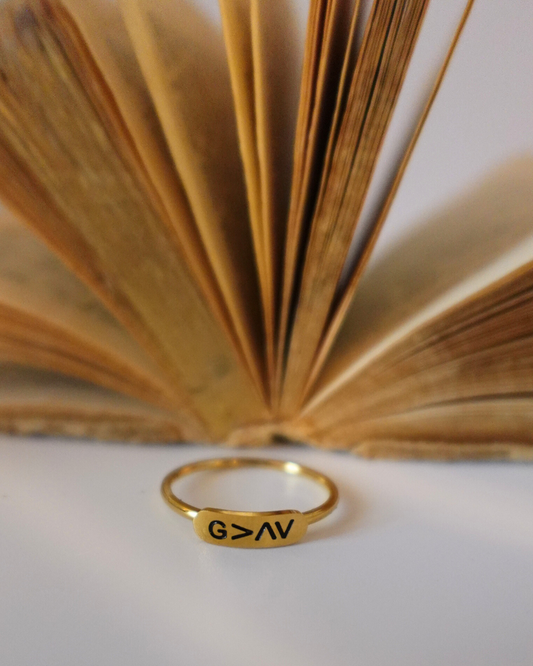 God is Greater Ring